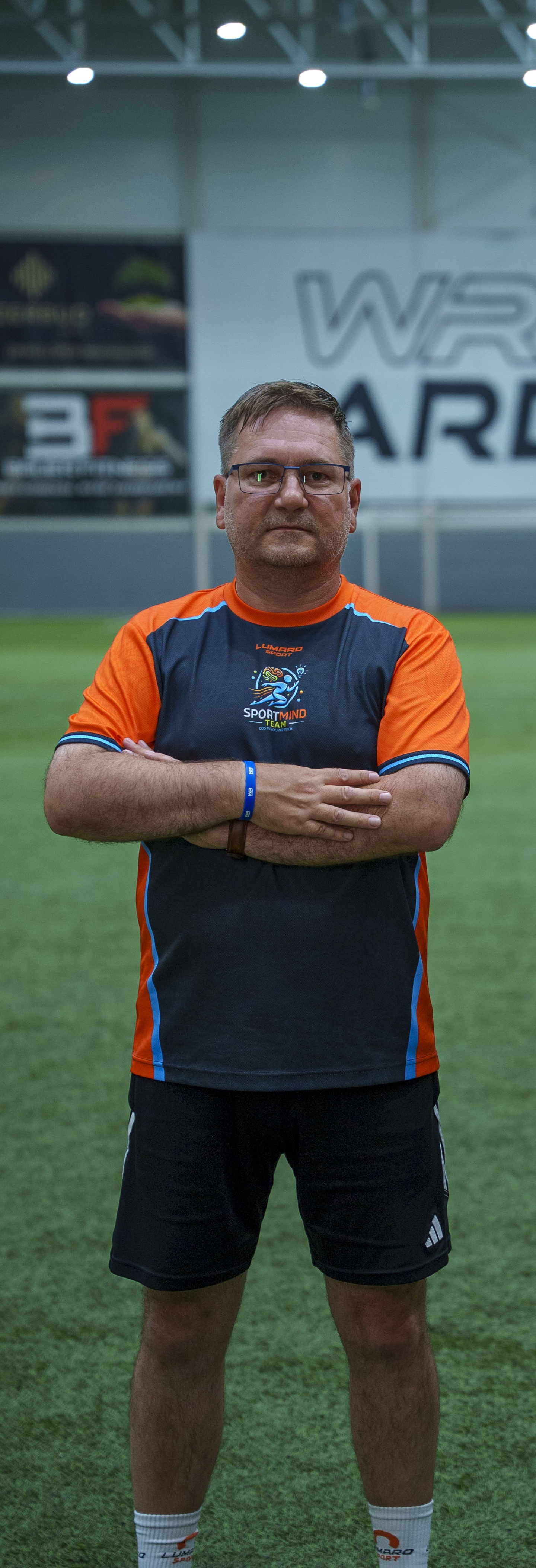 Krzysztof Mikuła na hali WRS Arena