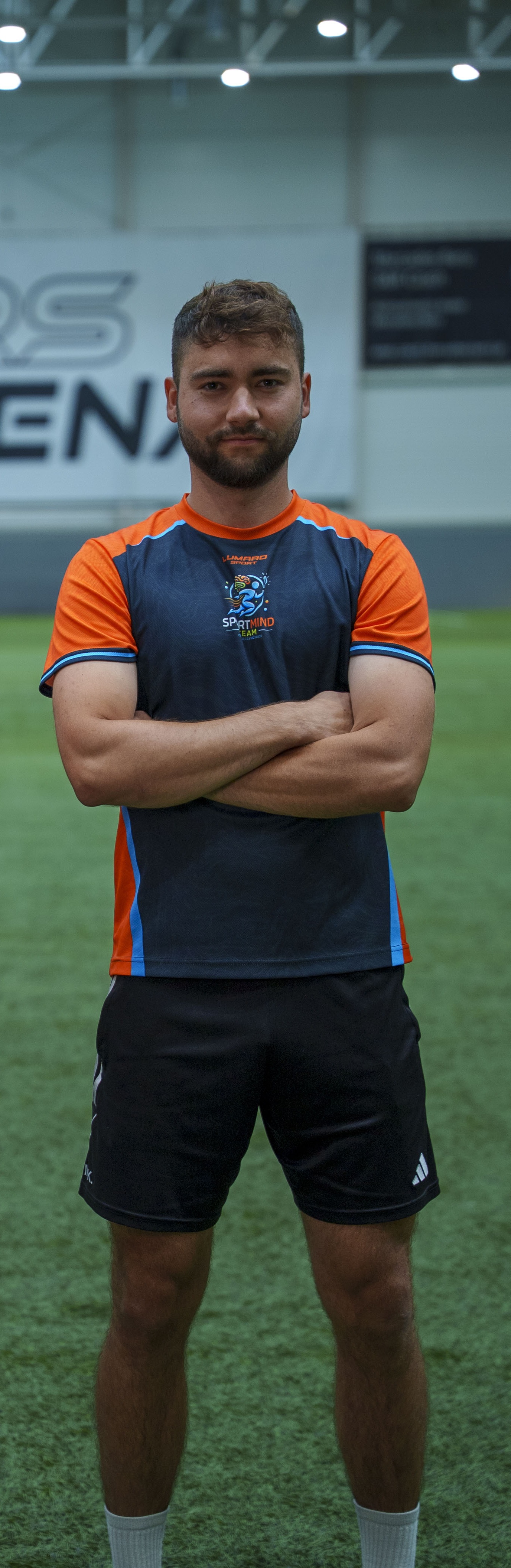 Mateusz Kopeć na hali WRS Arena